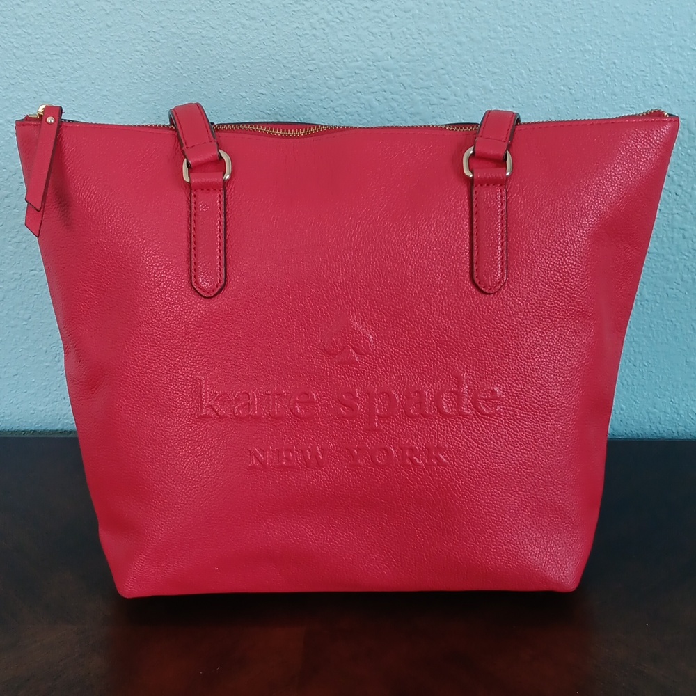 Kate Spade Tote | Shoulder Bag with Embossed Logo